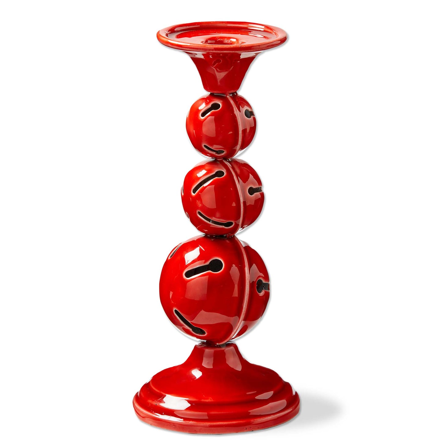 JINGLE BELL ENAMEL TAPER/PILLAR Candle Stick