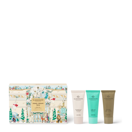Glasshouse Christmas Hand Cream Trio