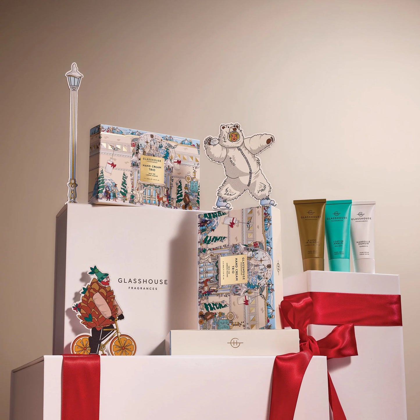 Glasshouse Christmas Hand Cream Trio