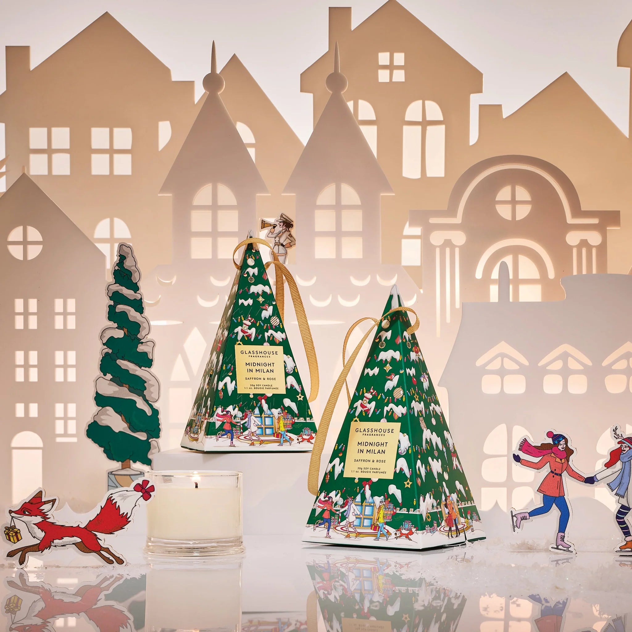 Christmas Bauble Candle - Midnight in Milan - Thumbnail 2