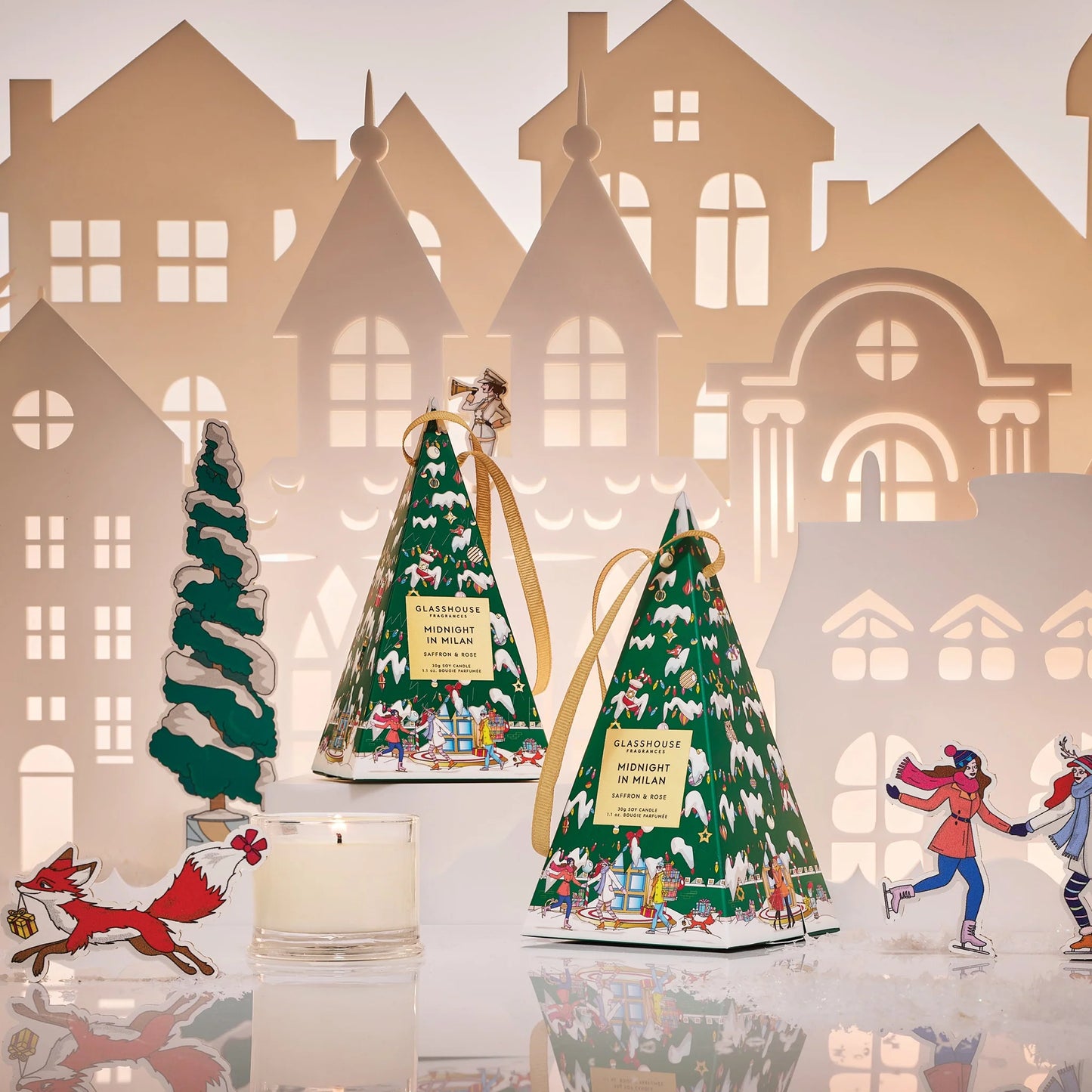 Christmas Bauble Candle - Midnight in Milan