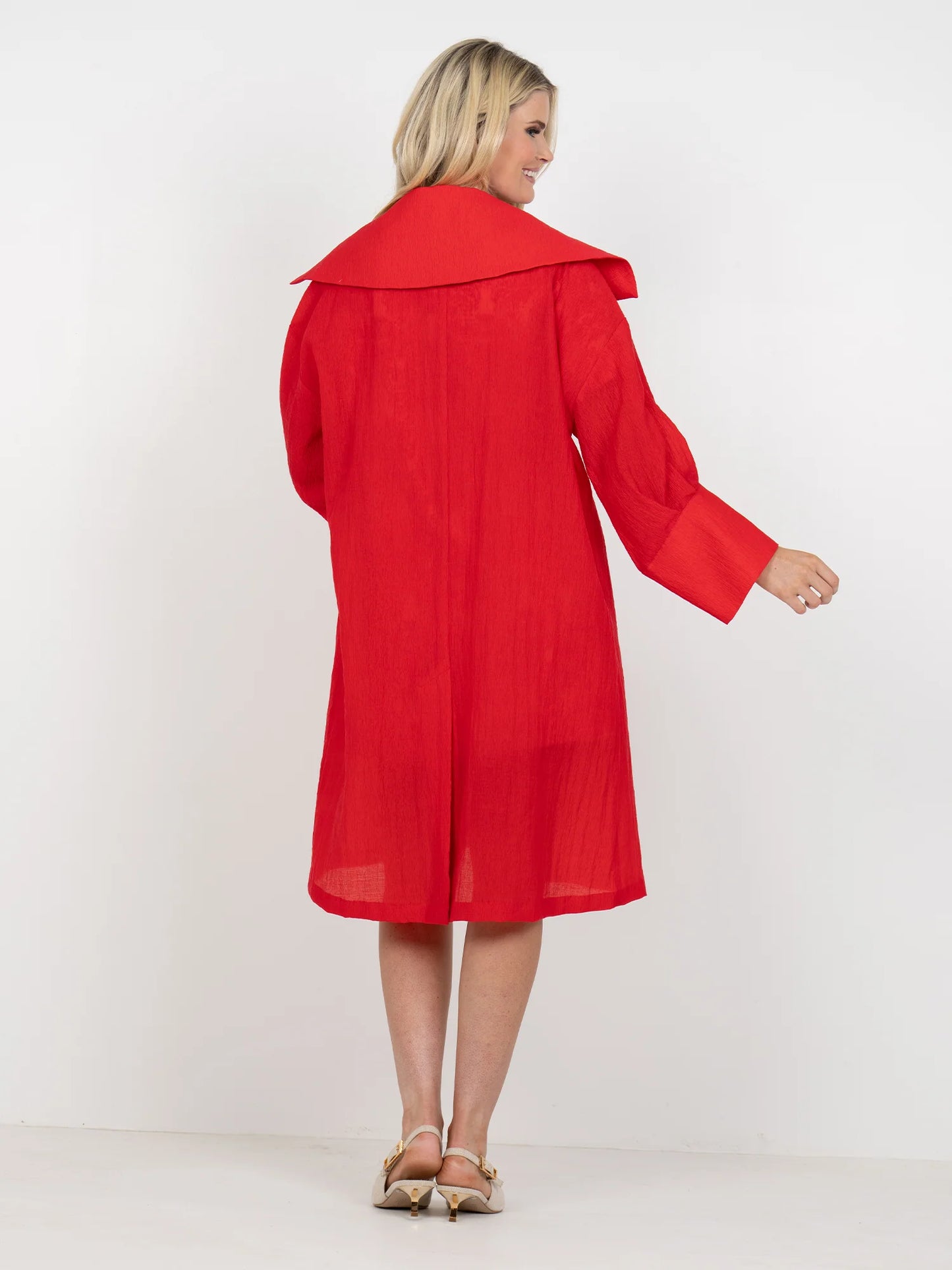 Manhattan Coat - Cardinal Red
