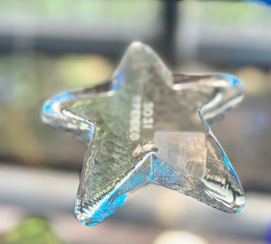 Blenko Star Paper weight