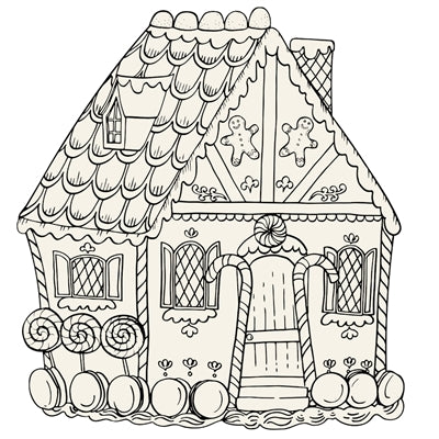 Holiday Coloring Paper Placemat