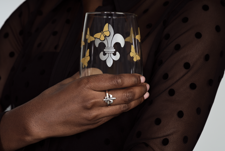 Mignon Faget Fleur de Lis Classic Ring