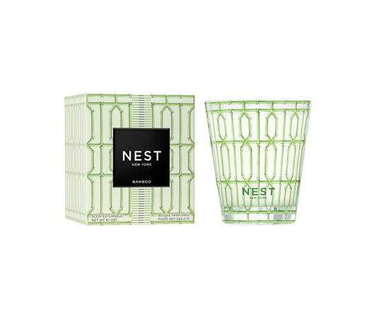 NEST Bamboo Decorative 3-Wick Candle
