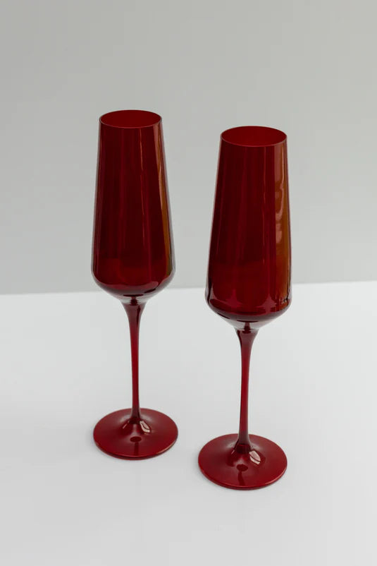 ESTELLE COLORED CHAMPAGNE FLUTE