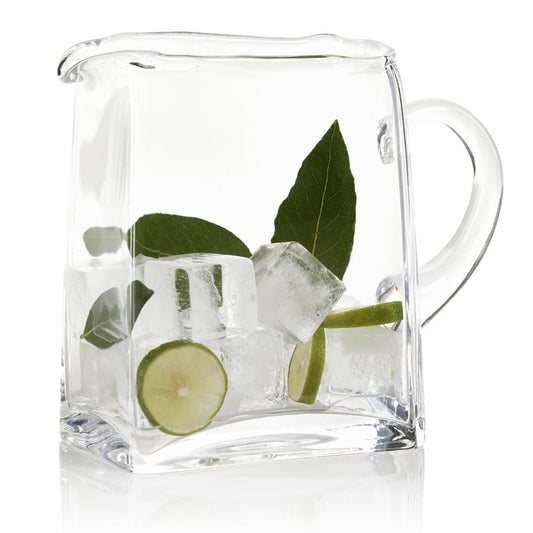 Beaufort Blown Glass Scissor Cut  Pitcher