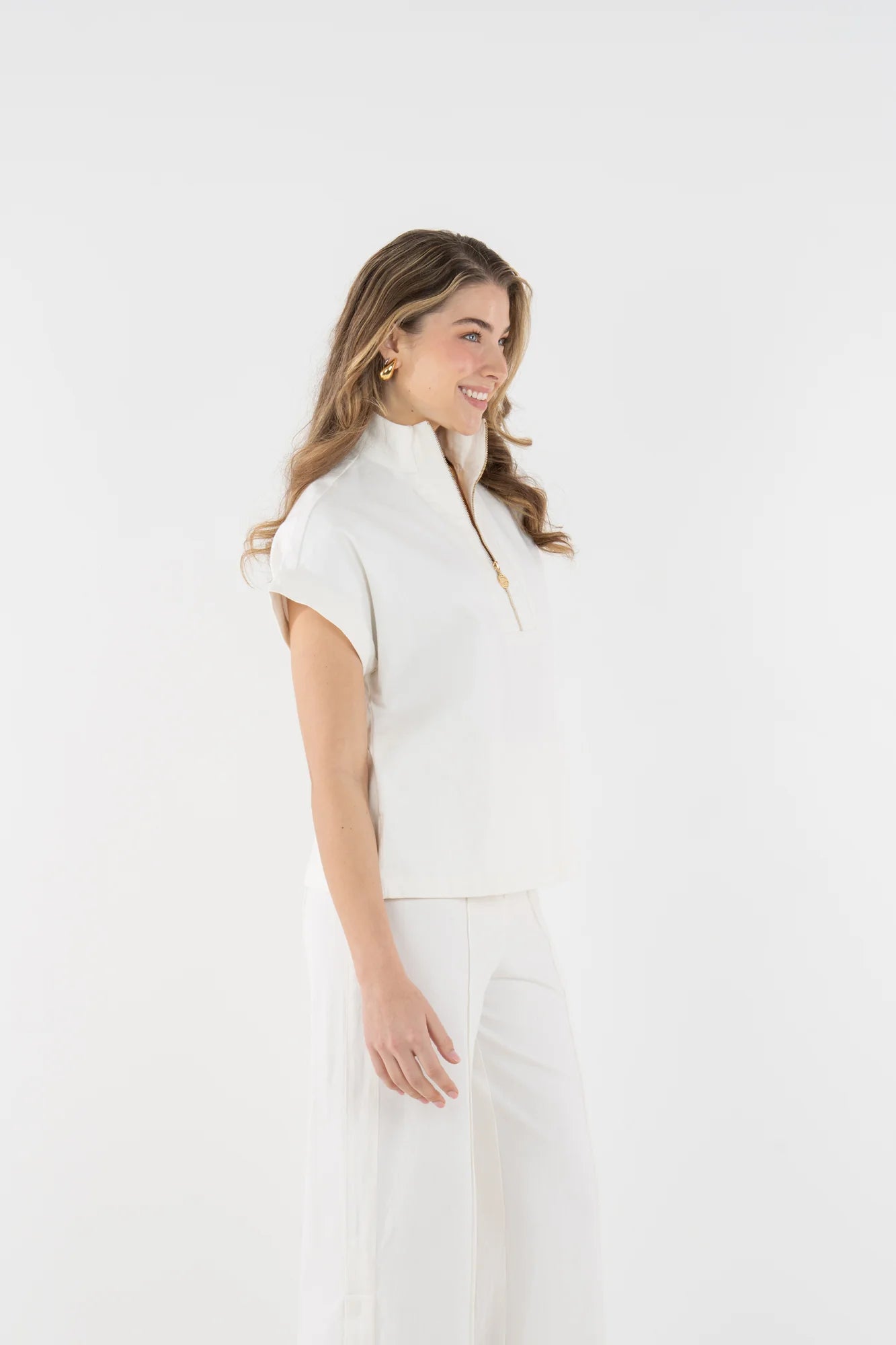 Poppy Pullover - Gardenia Denim