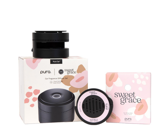 Bridgewater + PURA Car Diffuser Set with Sweet Grace