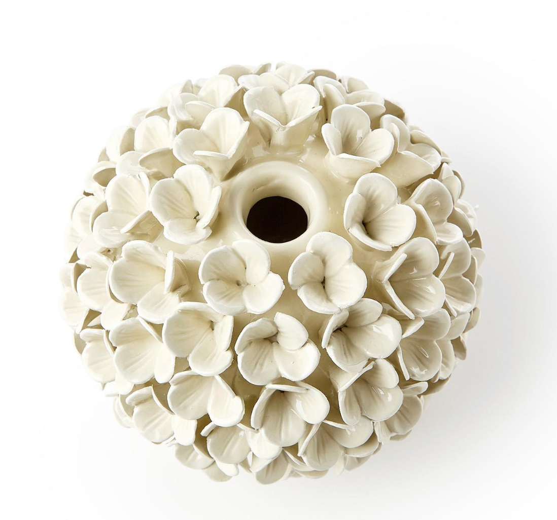 Hydrangea Flower Bud Vases / Taper Candle Holders