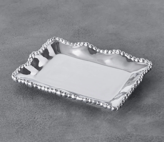 BB GIFTABLES Organic Pearl Rectangular Tray