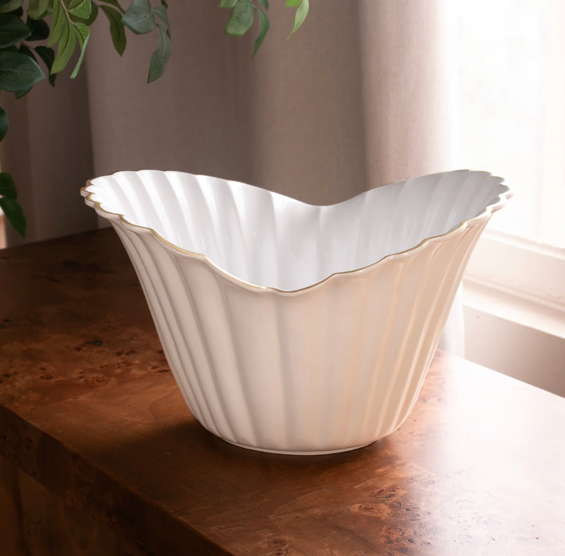 BB ENCANTO Vienna Large Ice Bucket Cream and White