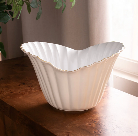 BB ENCANTO Vienna Large Ice Bucket Cream and White