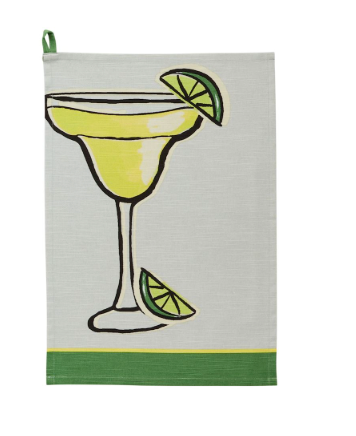 Colored Trim Cocktail Towels