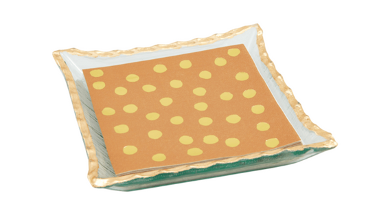Gold Edge Napkin Holder