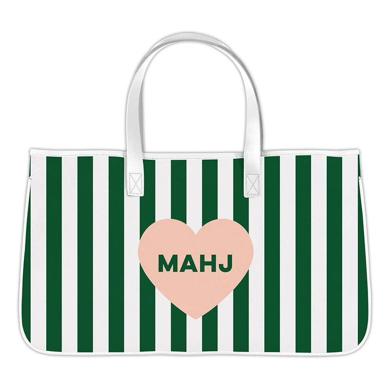 Mahjong Canvas Tote