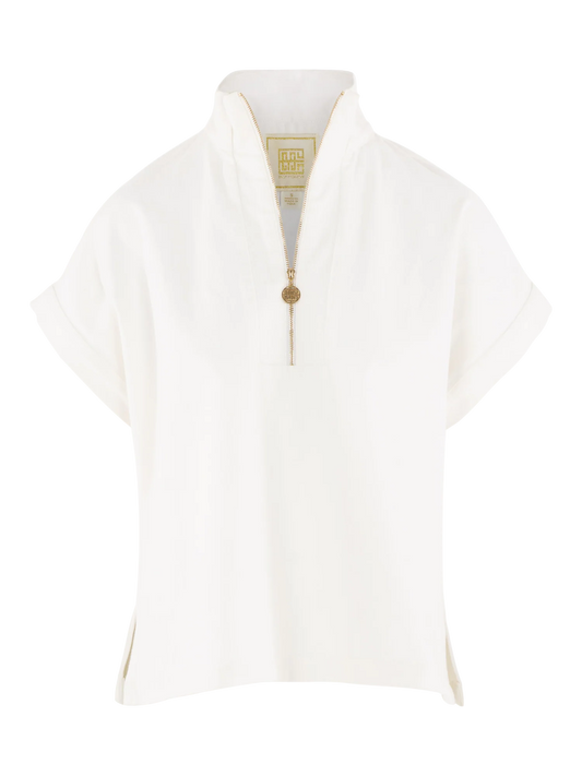 Poppy Pullover - Gardenia Denim