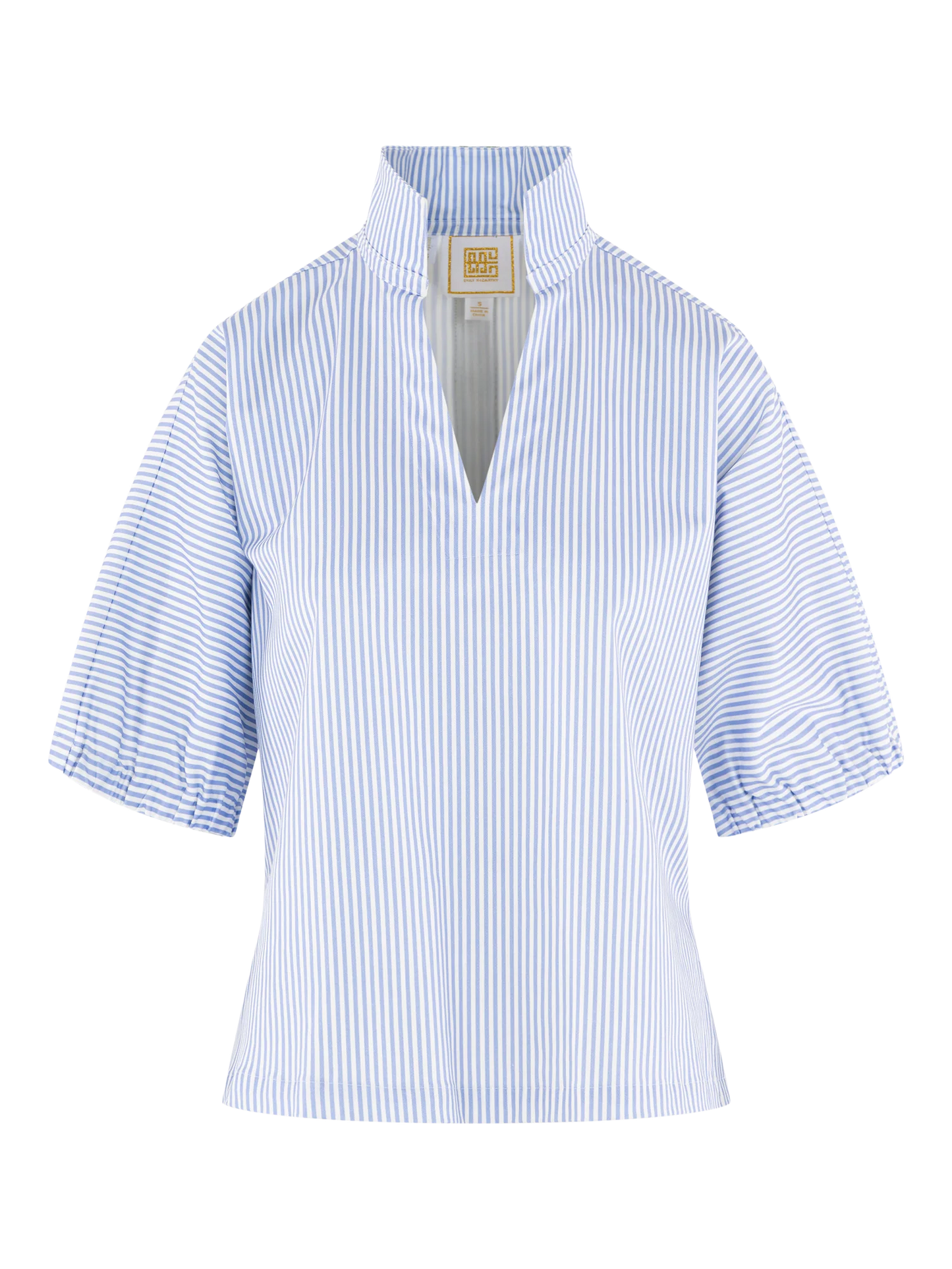 Poppy Top - Grapemist Stripe