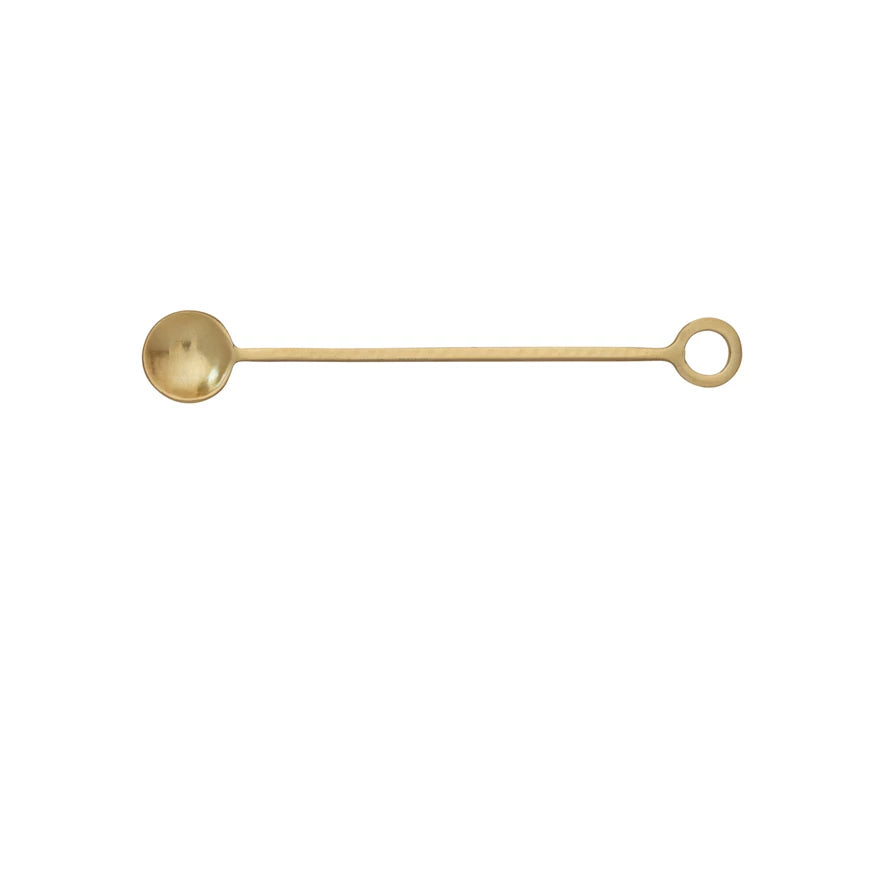 Stainless Steel Cocktail Spoon,  Gold Finish