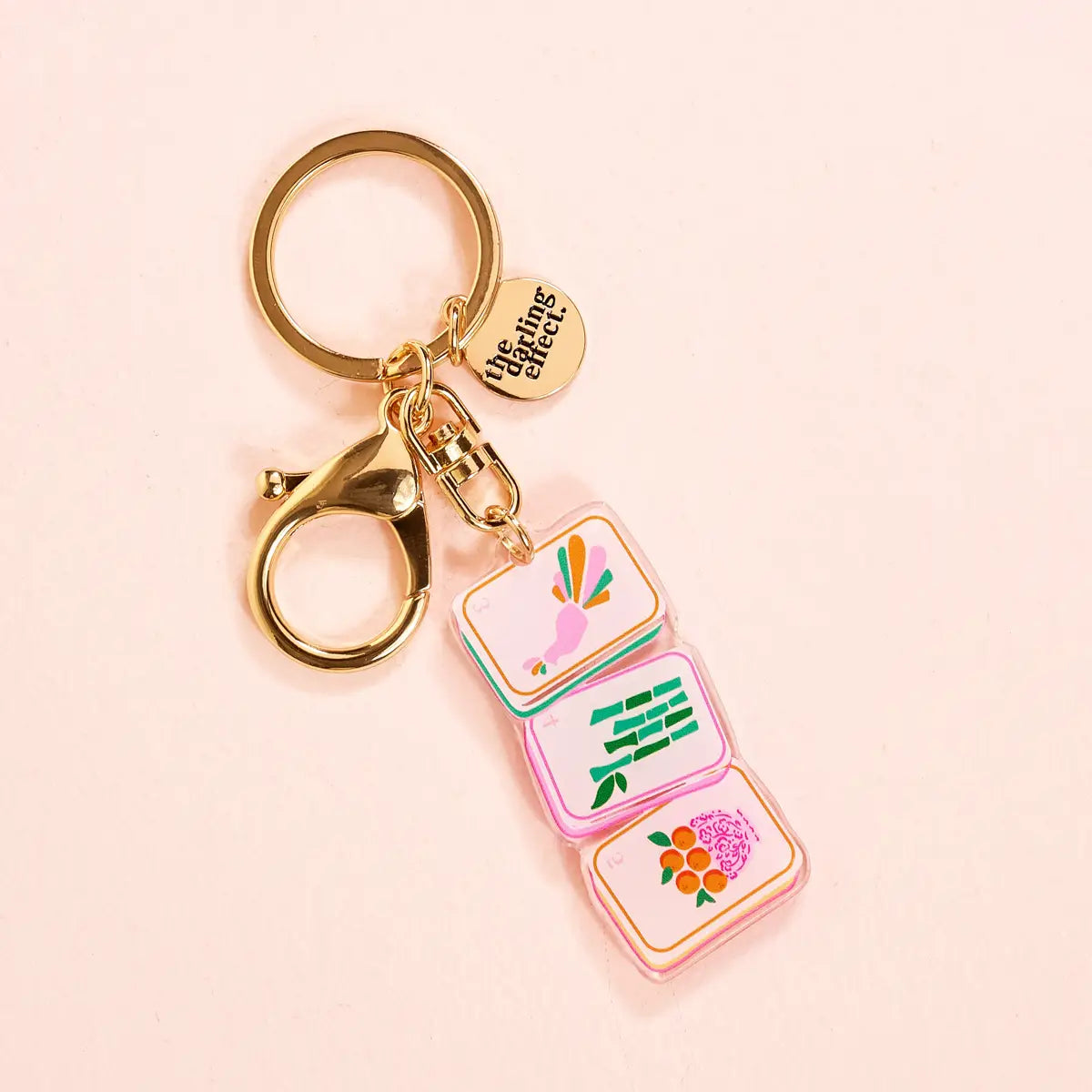 Acrylic Keychain–Mahjong Tiles