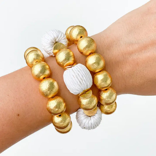 Candace Bracelet with Raffia