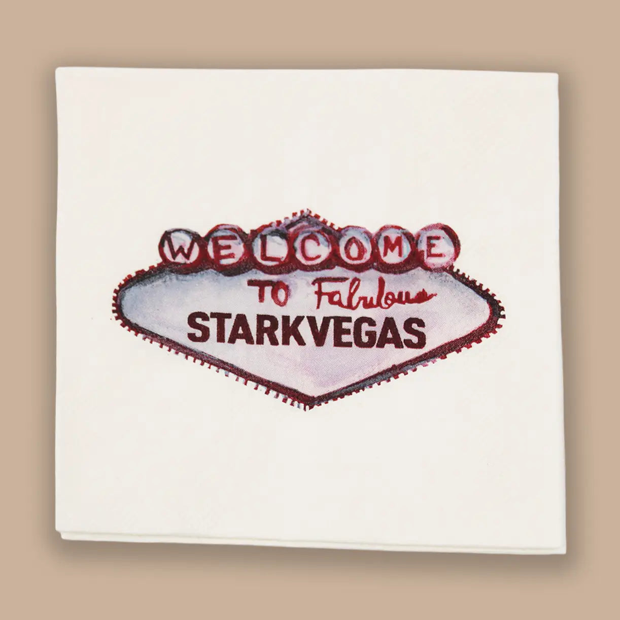 Ms State Starkvegas Napkin Set - Cocktail