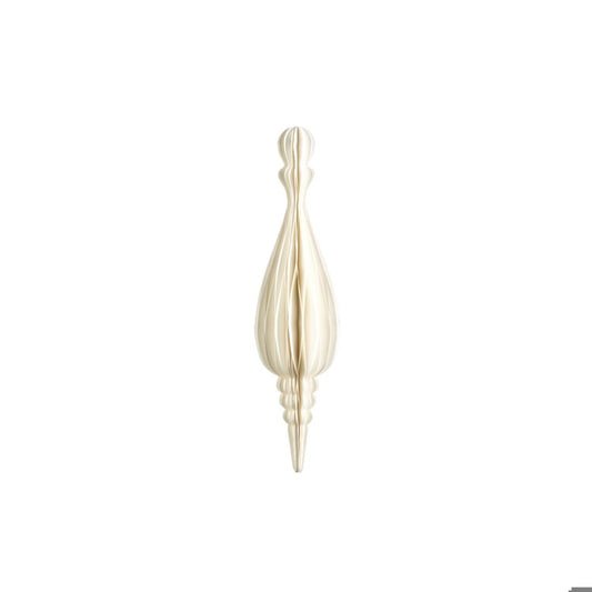Wish Paper Deco Elongated Droplet Pendant- 4.5\" x