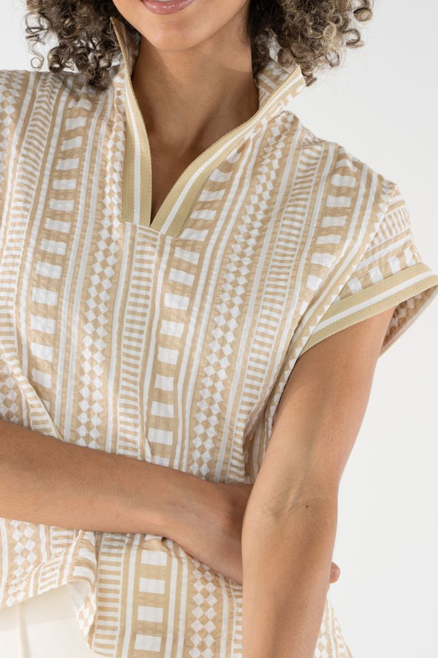Riviera Top - Piazza Stripe
