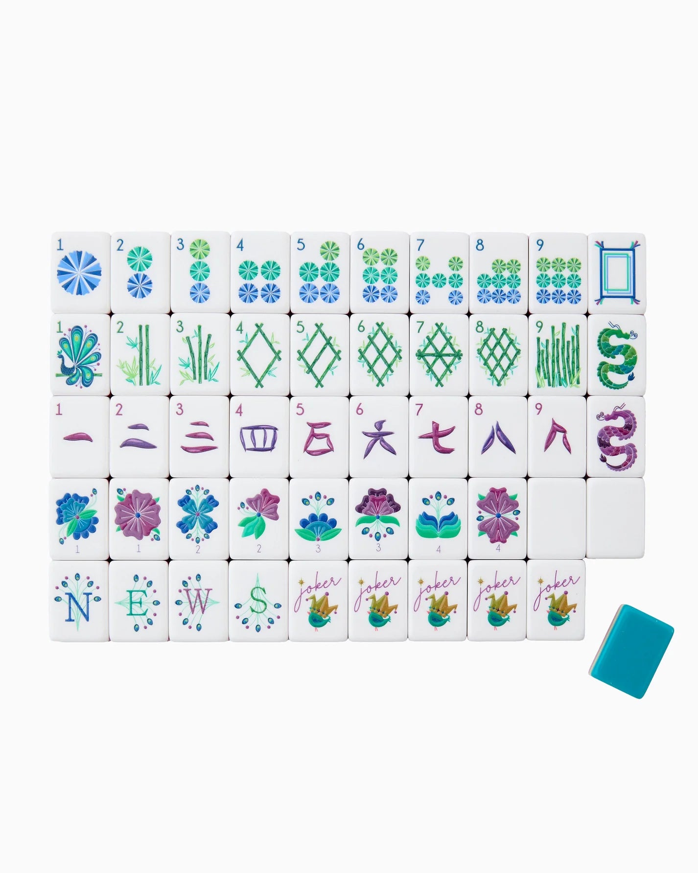 Lagoon Mahjong Tiles