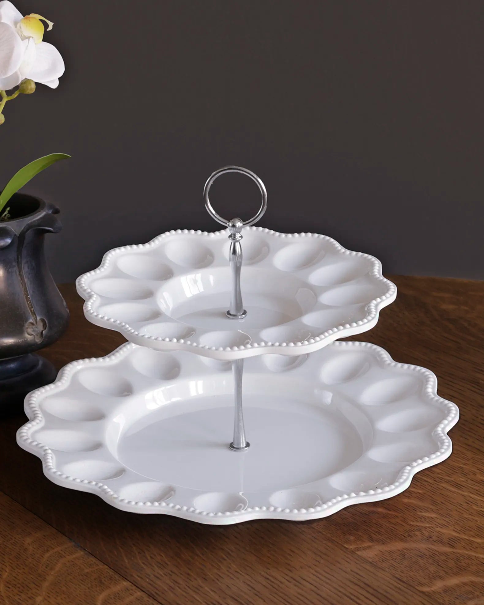 BB VIDA Alegria Two Tiered Egg Server