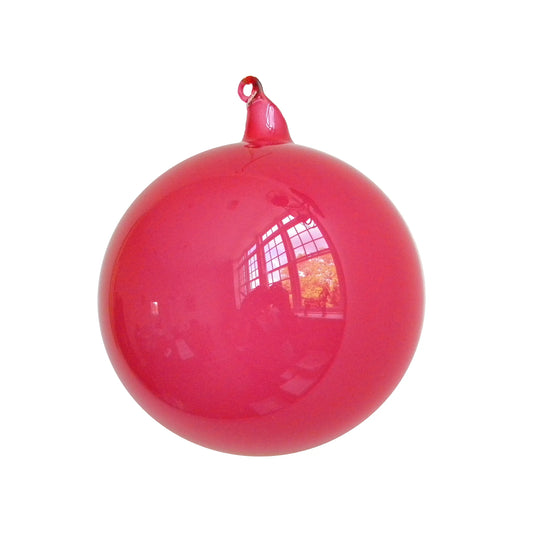 Bubblegum Glass Ball Ornament 80mm