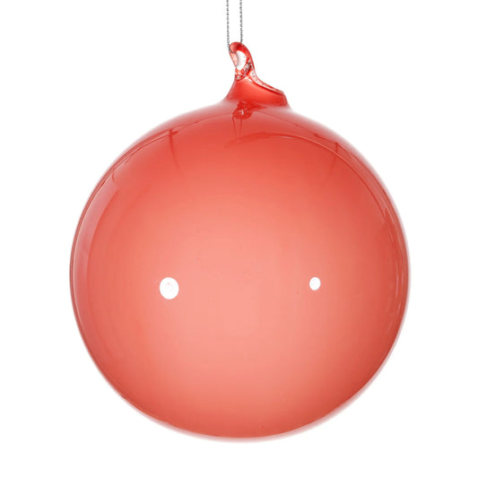 Bubblegum Glass Ball Ornament 120mm