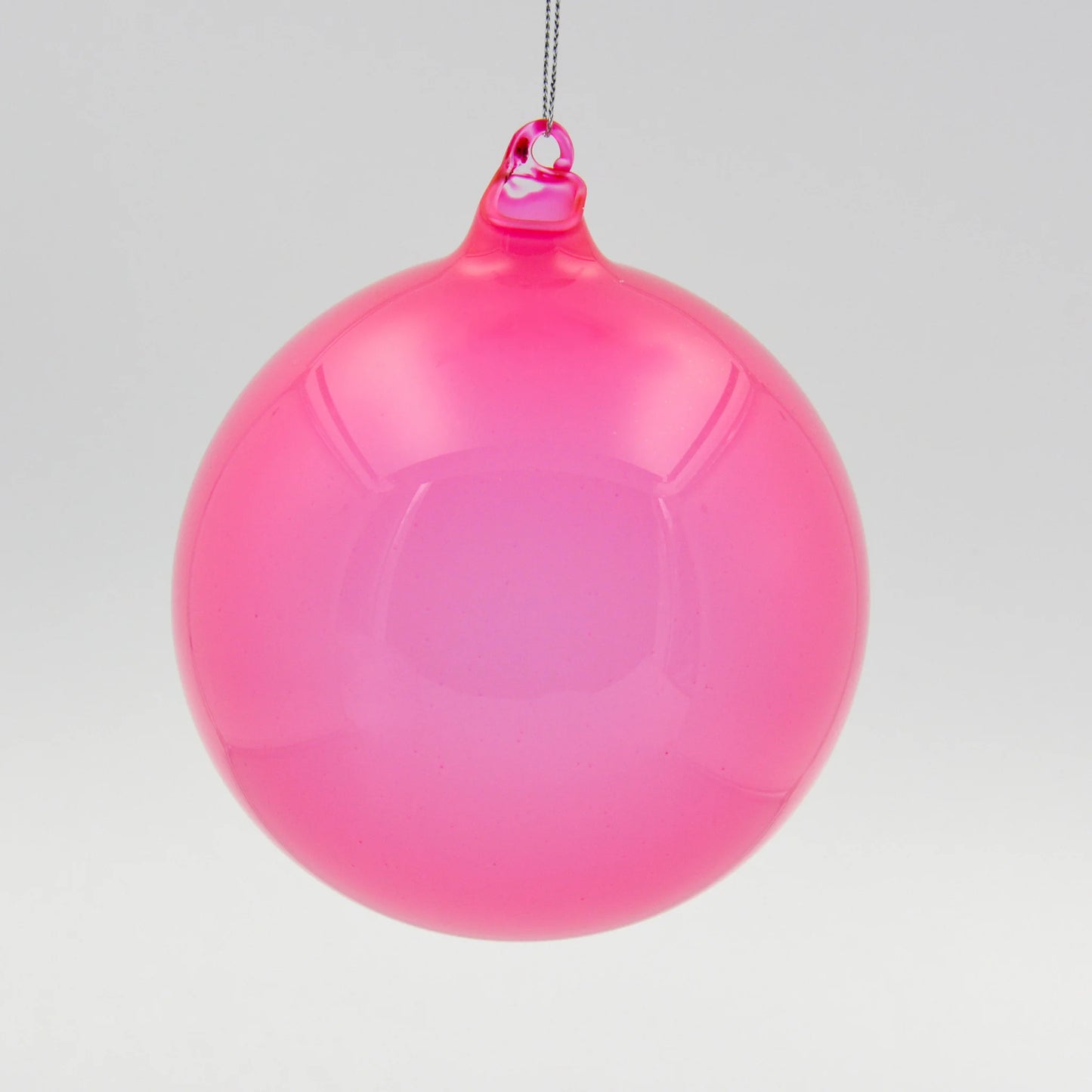Bubblegum Glass Ball Ornament 120mm