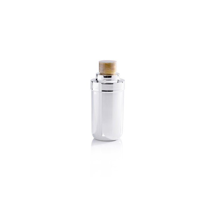 Spiga Cocktail Shaker, Nickel w/ Amber Accent